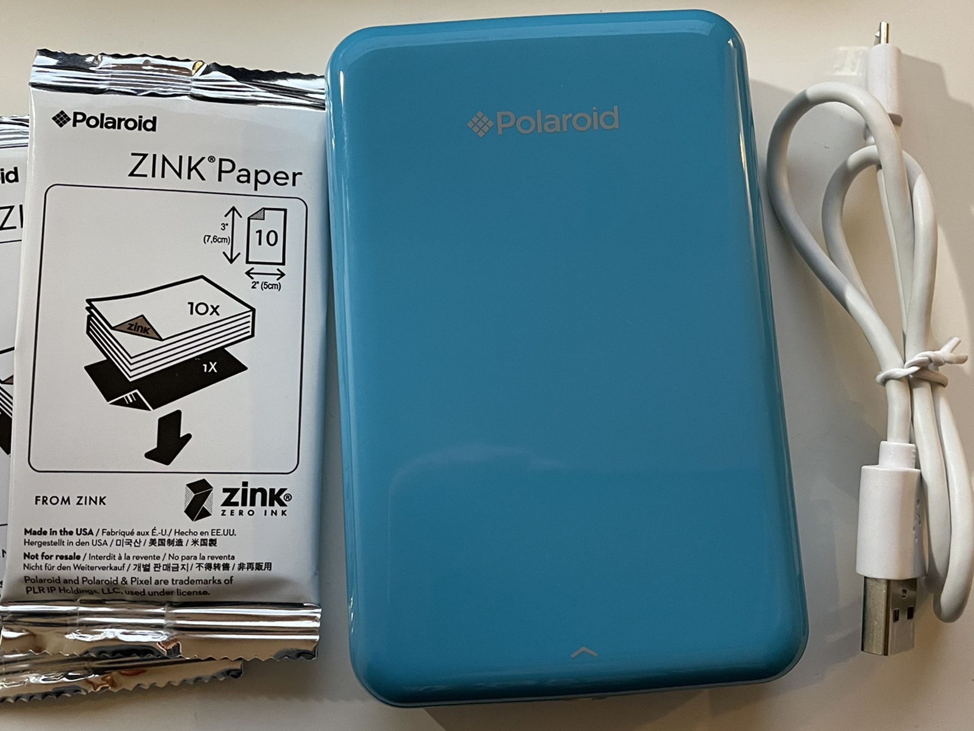 Polaroid ZIP Wireless Photo Printer (Blue)