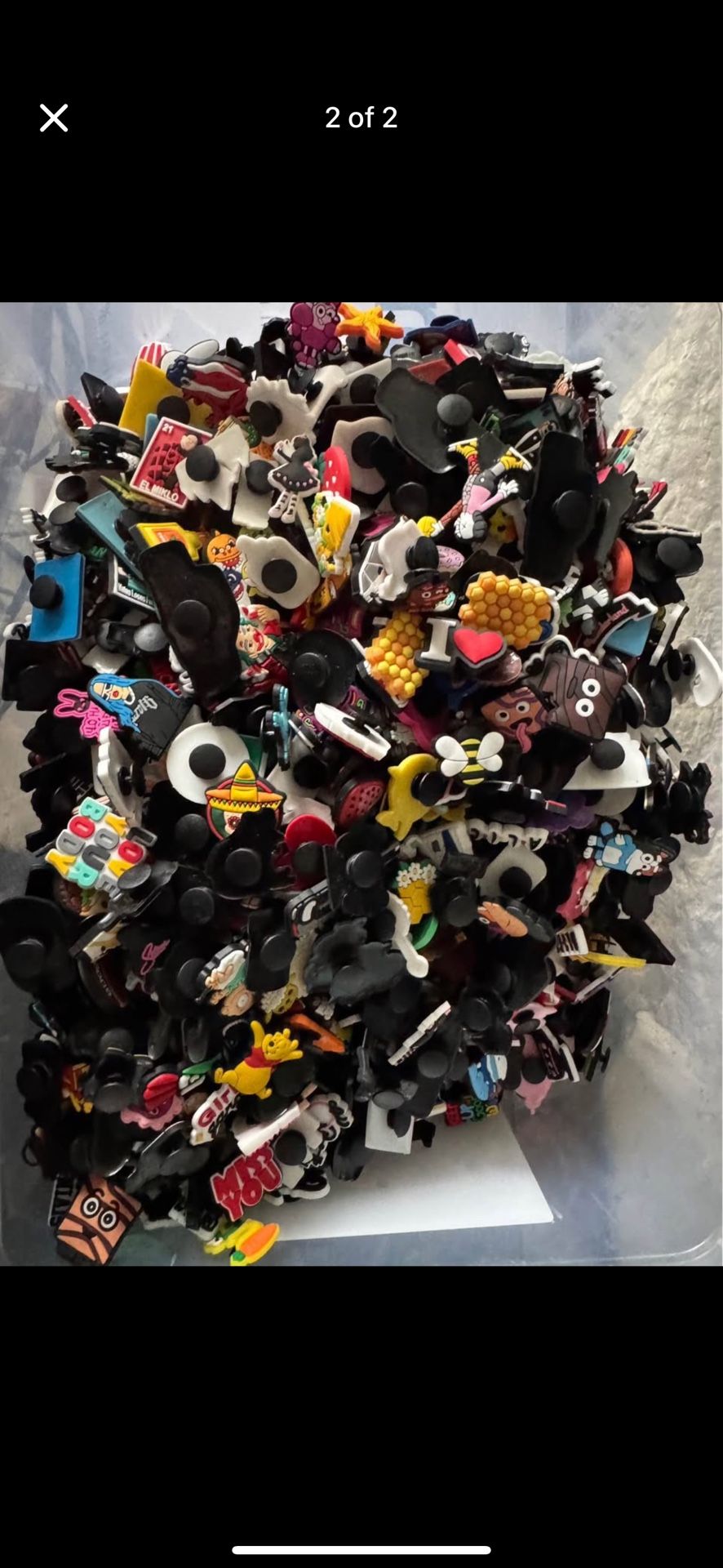500 Variety Of Shoe Charms