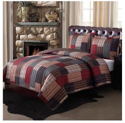 3 Piece Gunnison by Remington - King Size Quilt Set - Brand New in Package