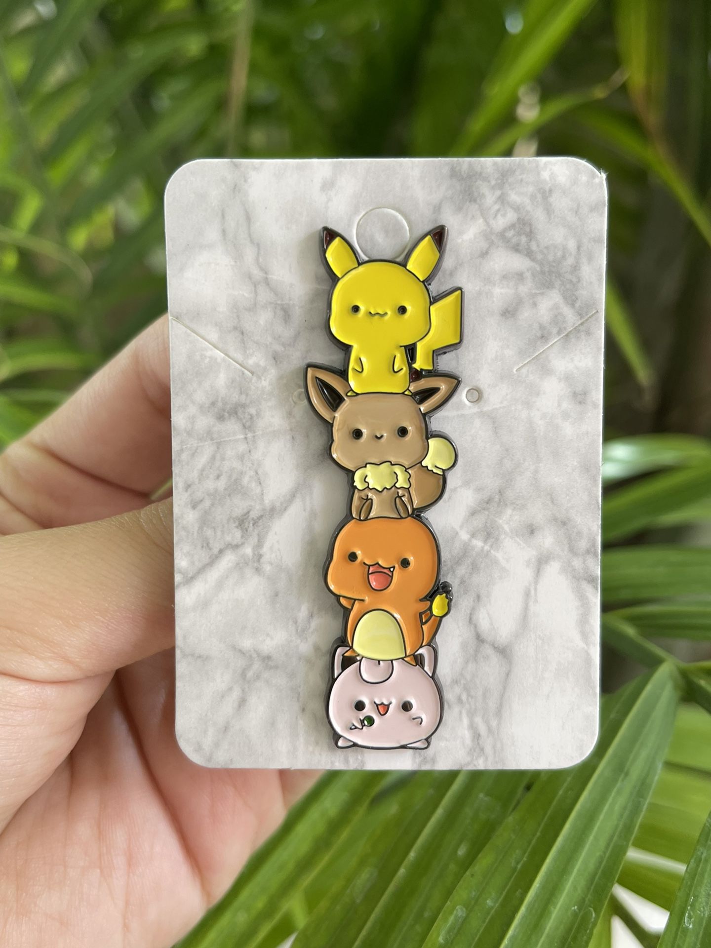 Pikachu, Charmander Totem Pole Pokemon Pin