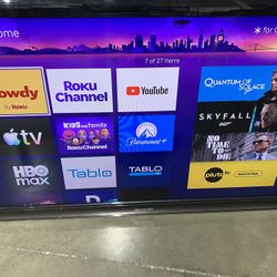 60” Sharp Full HD (1080P) TV WITH Roku For Full Streaming!