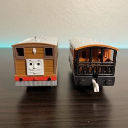 Trackmaster Thomas & Friends "Toby" Henrietta WORKING Motorized Train TOMY Vtg