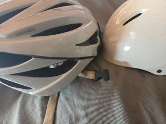 2 bike Helmets  40.00