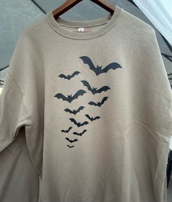 Sweatshirt Halloween Bats