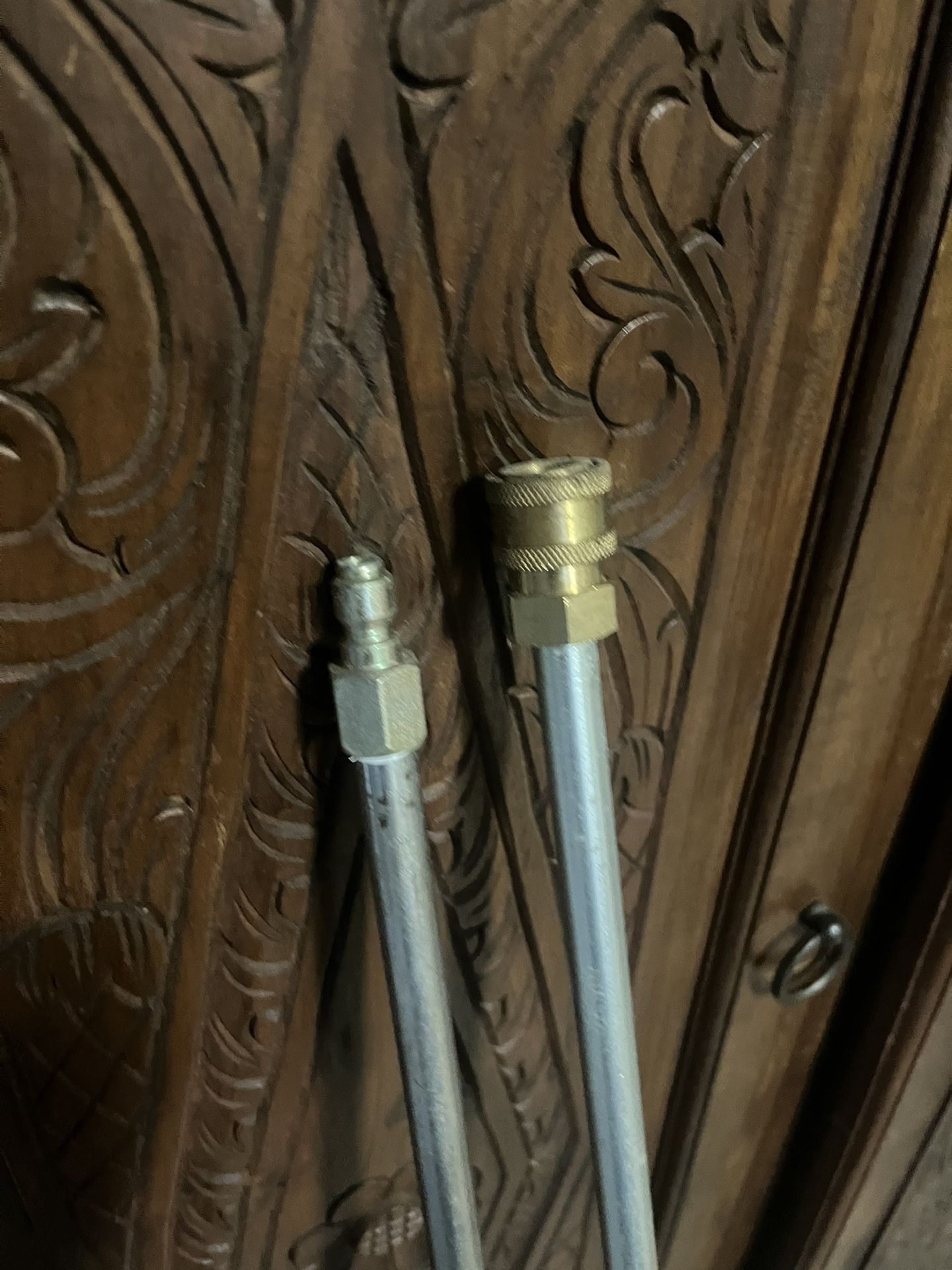 (2) 48” Stainless Steel Pressure Washing Extensions.