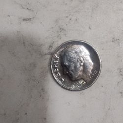 1956 Roosevelt Dime Toned 