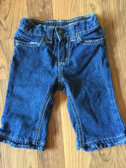 Denim jeans for girl size 6-9 months