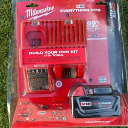New In box- M18 18-Volt Lithium-Ion XC Starter Kit with One 5.0Ah Battery and Charger