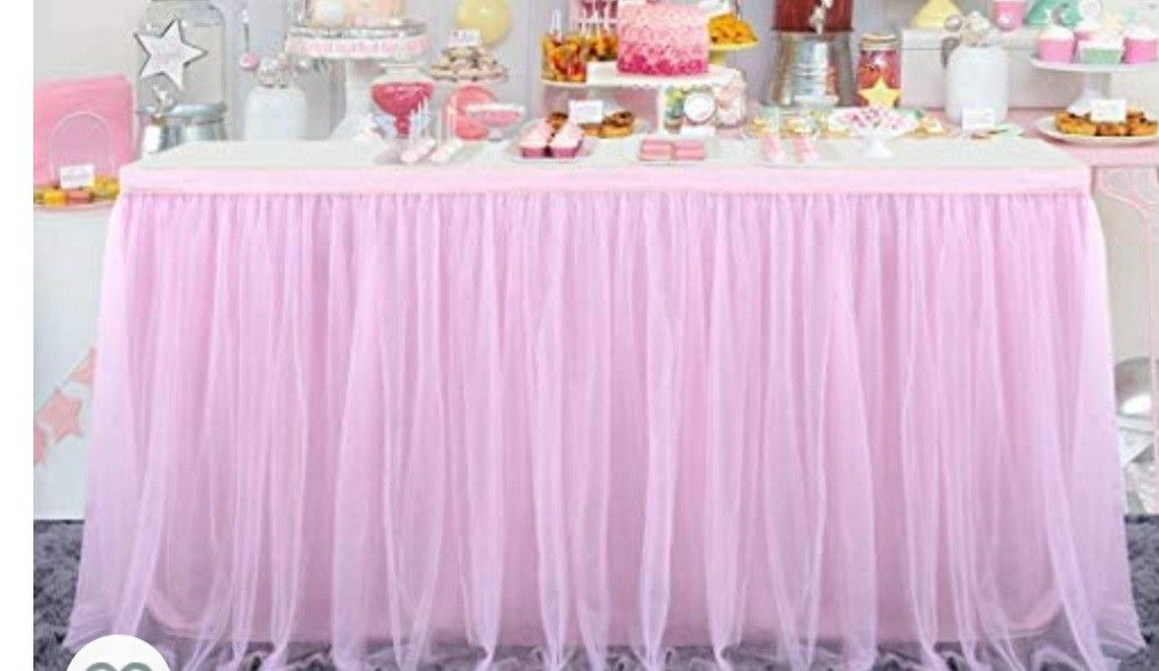 Pink Tulle Party Skirt