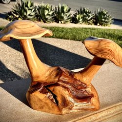 Wooden Mushrooms
