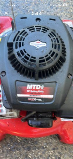MTD 20" cutting width 300E 125CC mulch mower