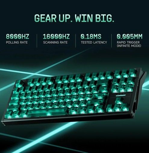 IQUNIX EZ80 RS Magnetic Switch Hall Effect Gaming Keyboard (Magnetic X Ultra Switch)