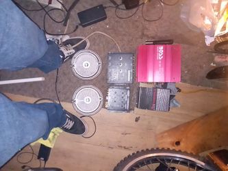 Amps Infinity Water Proof Speakers And Cross Overs All For 50