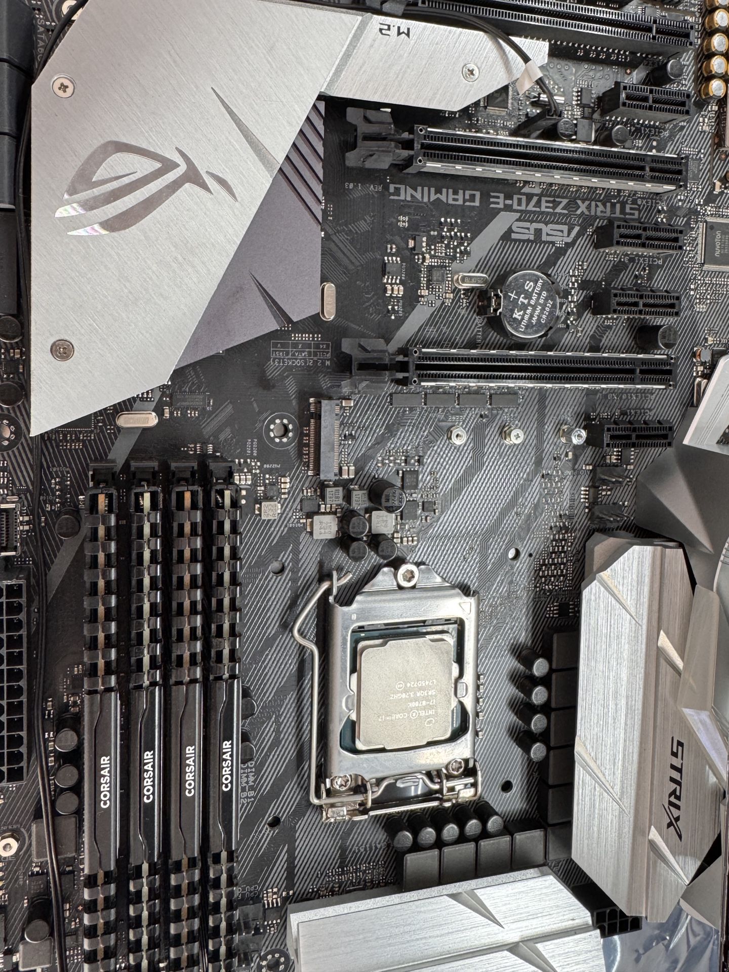 Intel i7 8700k With ASUS Z390 And 32GB RAM