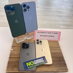 Apple iPhone 13 Pro 5G ✨ Payments available with $1 down to take it home the same day. NO CREDIT NEEDED. FAST AND EASY PROCESS!

- Compatible with  T-