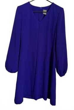 Taylor Dress Size 6 Violet Minimalist Flare Knee Length Coquette Girl Work Glam