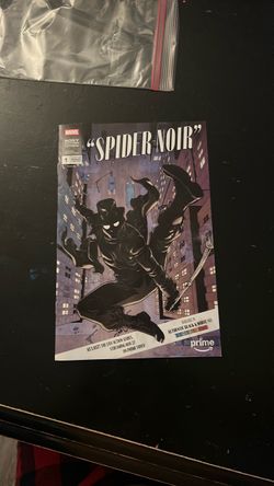 Marvel Spider-Noir Color Amazon Prime promotional comic book 2026