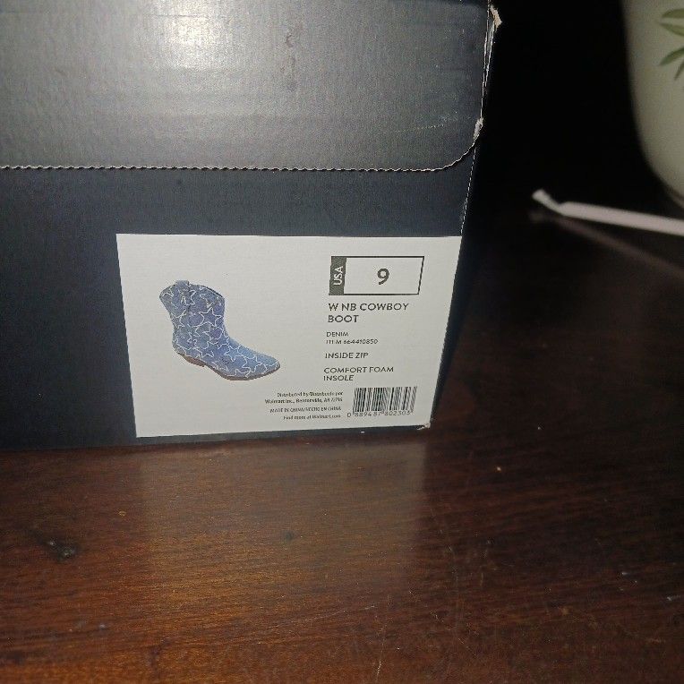 Nobody Women's Denim Western Boots