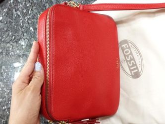 NEW Fossil bag Real leather with tag