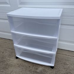 Plastic Drawers 3 Tier Storage 