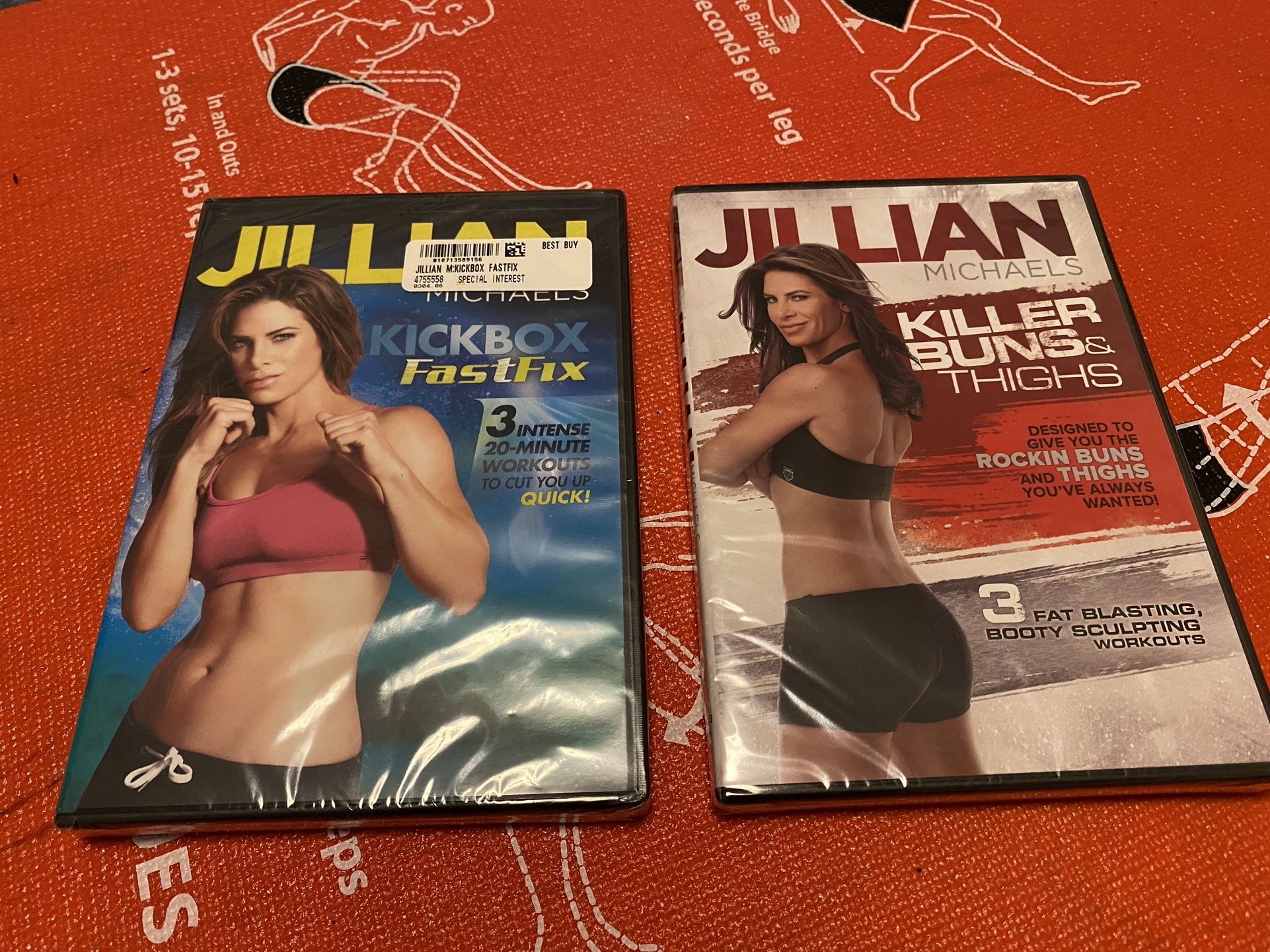 Two New Jillian Michaels Workout Dvds 
