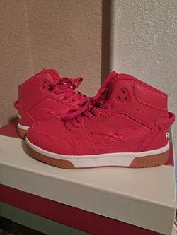 Reebok Red Mid Top Sneakers