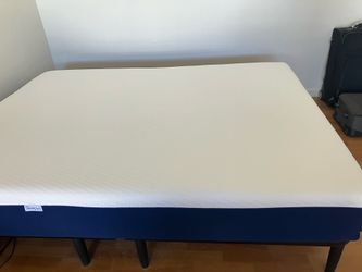 Queen Mattress and bedframe, like new