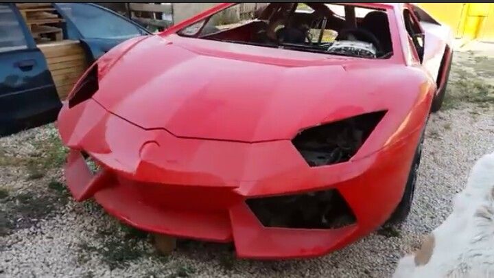 Lamborghini fiberglass for sale no motor no nothing only body kit