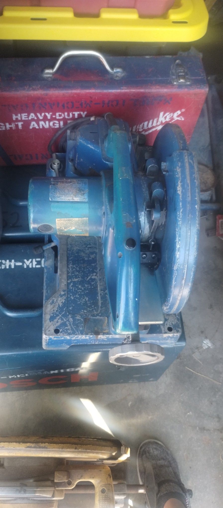 DeWalt Chopsaw/Makita Chopsaw used
