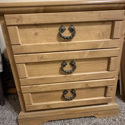 wooden chest of drawers