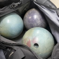 LOT OF 3 (15 pound) HAMMER BOWLING BALLS