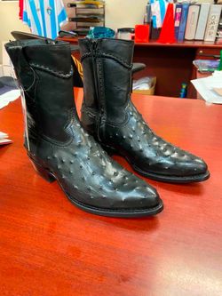 Botines Skiny dé piel con cierre para hombre