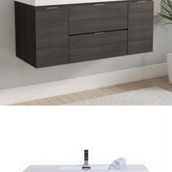 NEW FLOATING BATHROOM VANITY WITH TOP