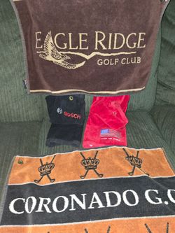Terrycloth golf towels