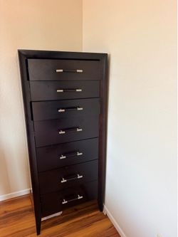 Tall wood dresser for sale