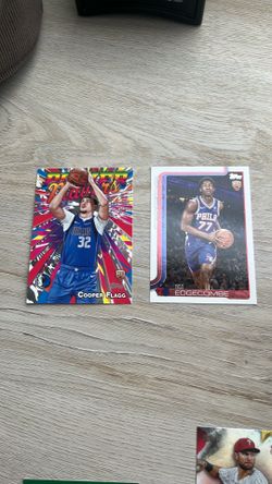 Cooper Flag & VJ Edgecombe Rookie Cards