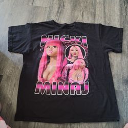 Nicki Minaj Graphic Bootleg Style T-Shirt