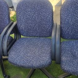 (3) Matching Lazy Boy Office Chairs