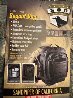 Bugout Heavy Duty Backpack Sandpiper California Brand