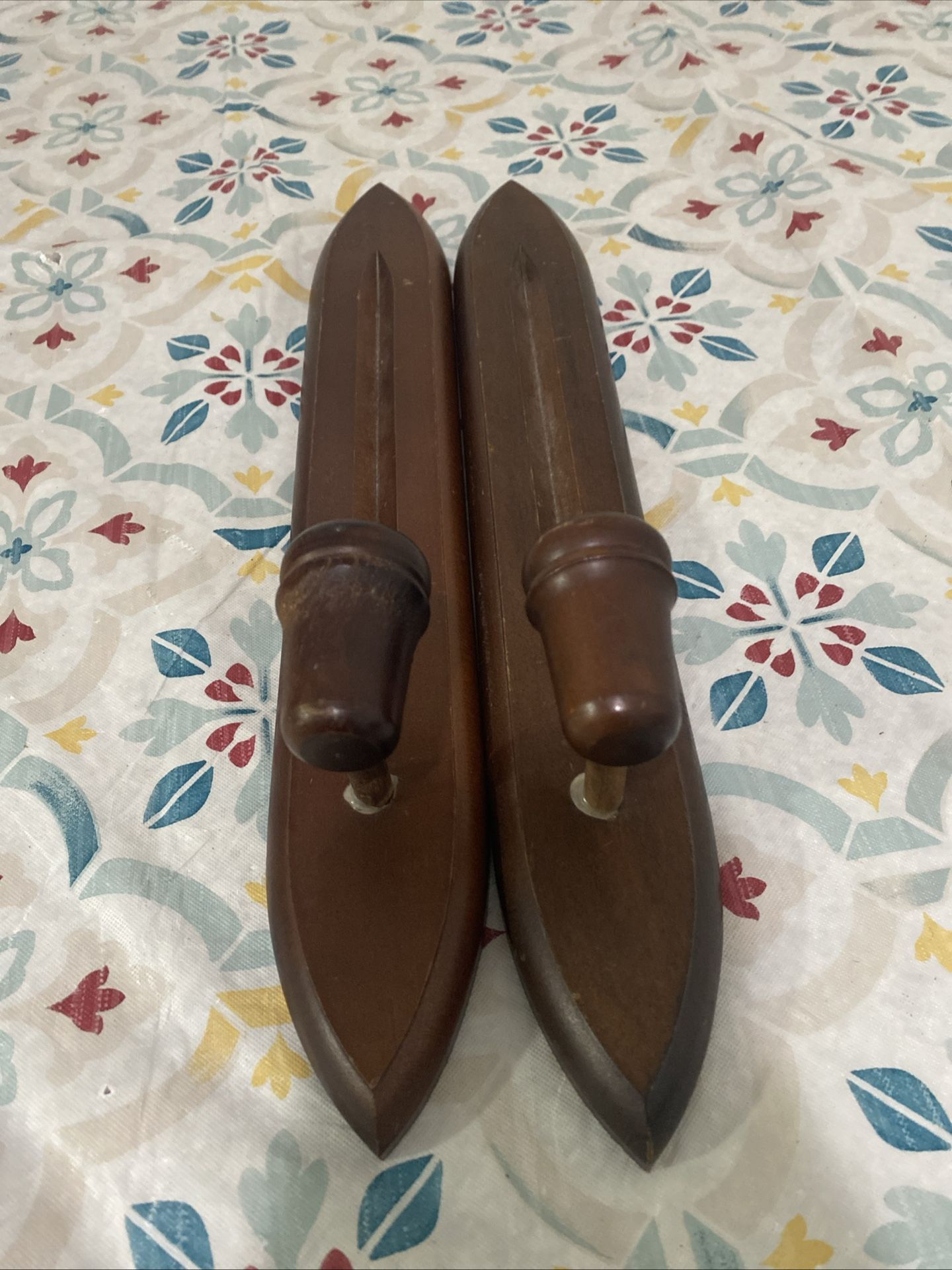 VTG Set Of 2 Wood Wall Sconces 15" Taper Candle Stick Holders Cornwall Products