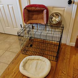 Dog Crate Kennel Beds Bowels