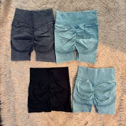 Lot of 4 new Workout shorts size L