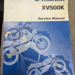 1982 printing Yamaha XV500K