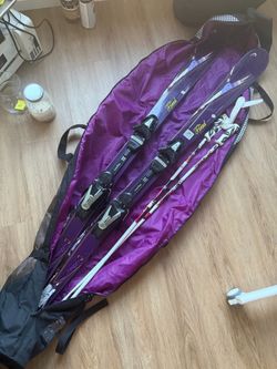 HEAD Women’s Skis + Bindings &  Poles – Complete Set ⛷️