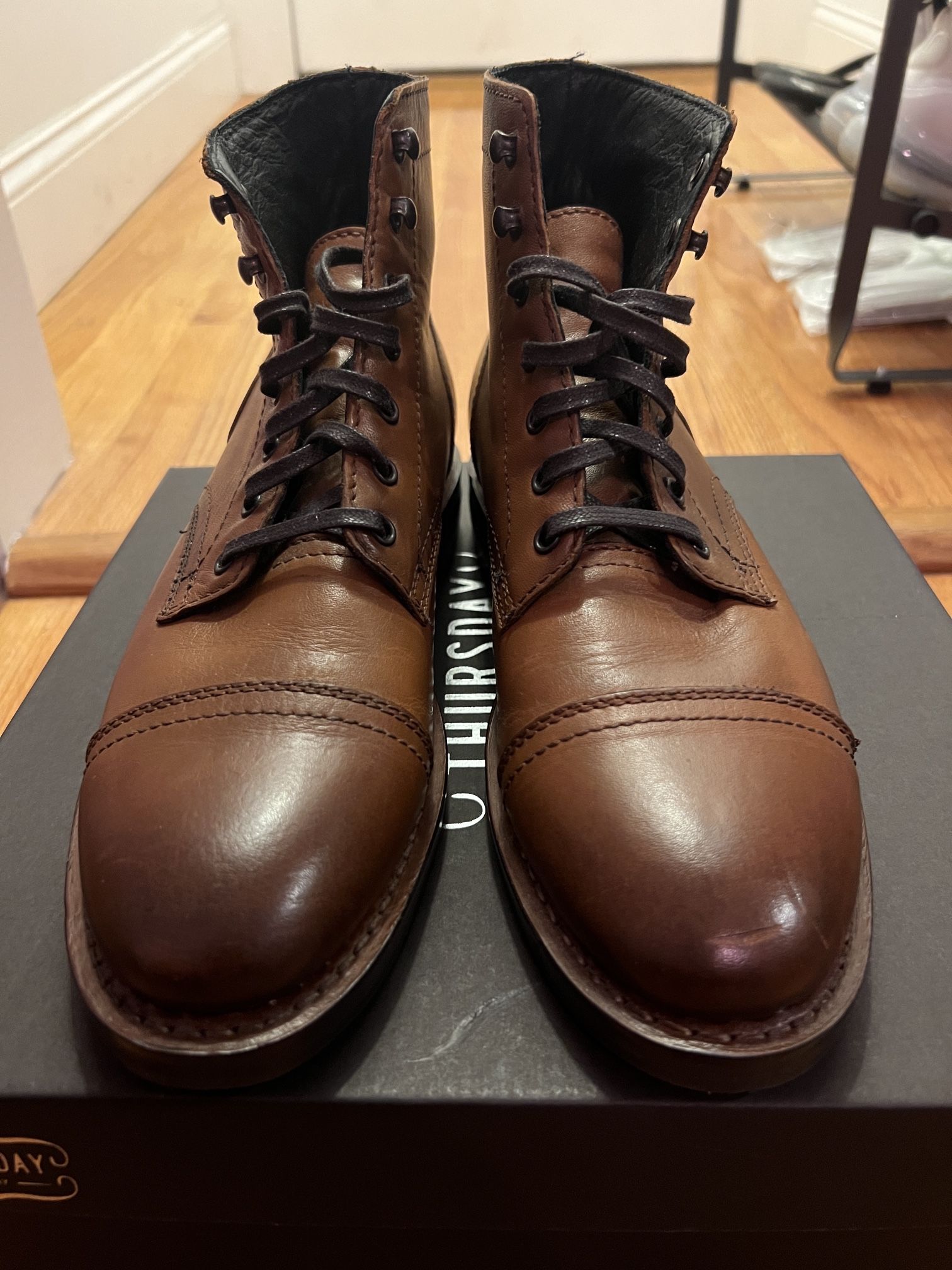 Thursday Captain Boots Brown Size 7 1/2 US