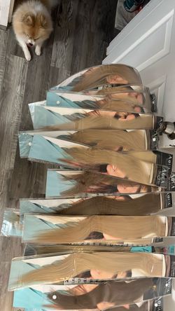 Aqua Hair Extensions Bundle – Blondes and brunette