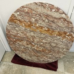 Marble table top 36”