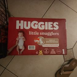 Huggies Little Snugglers Size 1 W Wipes