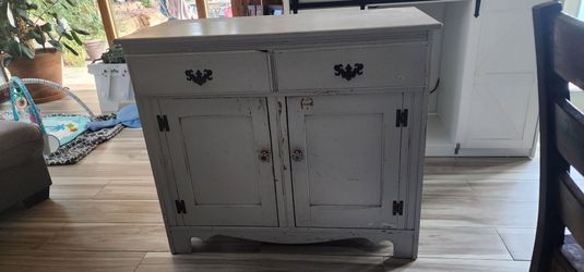 Coffee bar cabinet