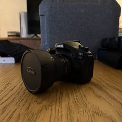 Canon DSLR Camera + Rokinon Lens – Excellent Condition
